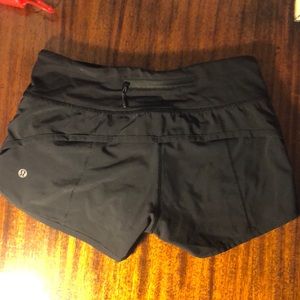 lululemon speed shorts size 2